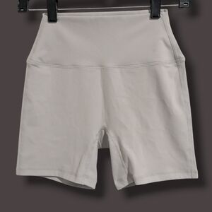 Set Active Light Blue High Rise Luxform Bike Shorts Athletic Athleisure Gym